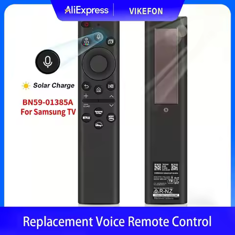 BN59-01385A Replacement Voice Remote Control for Samsung Smart TVS Solar Charging Remote for Samsung