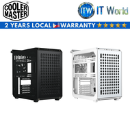 Itw | Cooler Master Qube 500 Flatpack PC Case (Black, White)