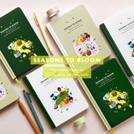 Seasons To Bloom - Agenda Planner Peekmybook Journal/ 2026 2027 Weekly Monthly Yearly Diary/ Planner