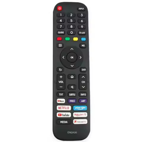 EN2A30 Remote Control for Hisense TV L5F L9G 50S5 58S5 65Q7 65SX 70S5 100L5F 100L9G 100S8 120L5F 65A