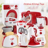 Household Appliances Pretend Play Kitchen Children Toys Coffee Machine Toaster Blender Vacuum Cleane
