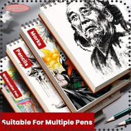 LIKE Drawing Notepad, Flip-up A4/8K/16K/32K/A3 Art Sketchbook, High Quality Kraft Paper 30Sheets/60P