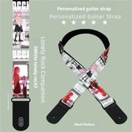Bocchi the Rock Guitar Strap Fits Guitar&Bass Anime Cosplay Accessory Bocchi,Ryo,Ikuyo,Nijika #4
