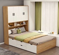 定制小戶型  榻榻米設計 床 Bunk bed 書枱衣櫃一體床 高架床 多功能床架   3尺床 single bed 衣櫃床 組合床 雙層床 上下床 包送貨free delivery  兒童床 sin