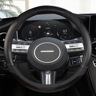 Chất liệu da PU vỏ bọc vô lăng ô tô cho Hyundai Sonata 10th 11th 2023-2025 kona 2023-2025 Tucson 202