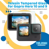 TELESIN Tempered Glass For GoPro Hero 9 10 11 and 12 Action Camera