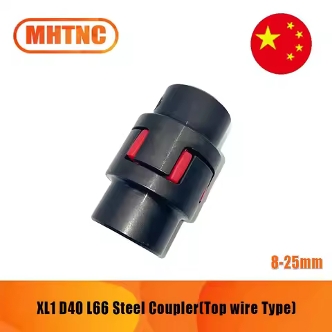 MHTNC High torque XL1 D40L66 star Shaft Couplings steel coupling inner hole 8mm-25mm claw coupling h