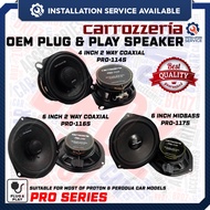[Installation Available] Carrozzeria OEM Plug&Play Speaker 4 Inch 2 Way 6 Inch Mid Bass Speaker Suit