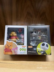 全新GSC黏土人 1011 996 Nendoroid Winnie the Pooh & Jack Skellington
