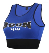 BOON Sport  Fight Top chest protection shirt female boxer sport bra ( SMLXL)  เสื้อป้องกันหน้าอก บุญ