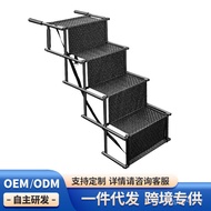 Pet Climbing Ladder Car Outdoor Portable Climbing Ladder Foldable Outdoor Pet Stairs for Dogs Foldin