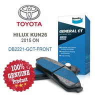 Original Bendix [DB2221GCT] Front Brake Pad - Toyota Hilux Kun26