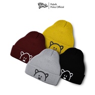 Children's Beanie READY Embroidered BEAR MOTIF Cute Baby Beanie Hat Baby Beanie Boy Girl