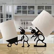 Ant-Shaped-Funny-Toilet-Paper-Holder-Black-Resin-Craft-Moving-Ant-Figure,Toilet-Paper-Storage/Bathro
