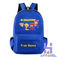 D BILLIONS CHILDREN'S BACKPACK FREE NAME