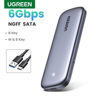 UGREEN SSD Case M.2 Enclosure USB Type C Micro USB External Mobile Hard Disk Drive Box for M.2 SATA 