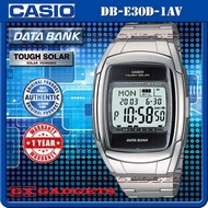 CASIO DATA BANK DB-E30D-1AV DIGITAL WATCH TOUGH SOLAR TELEMEMO AUTO LIGHT WR50M