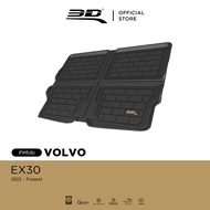 3D Mats ถาดท้ายรถยนต์ VOLVO EX30 2023-2025 พรมกันลื่น พรมกันนํ้า พรมรถยนต์