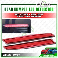 Rear Bumper Lamp Perodua Myvi Lagi Best 2011 - 2014 Alza 2009 - 2013 Reflector Brake Light LED DRL S