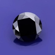 Batu Moissanite Asli Berlian Intan Hitam Diamond Black Moissanite