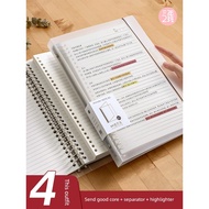 🔥 ins 🔥 HOTSELLING B5 Notebook Creative Large Capacity Student Planner Diary book Multifunctional Sc