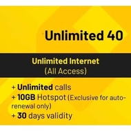 Digi prepaid Sim Card Siap Plan Unlimited DataCall Plan-[For Phone Modem/PHONE]