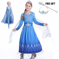 Dress Frozen 2 Elsa Kostum Princess / Gaun Elsa Frozen 2 / Dress Anak Frozen 2 / Baju Dress Frozen 2