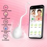 Vibrator for Women APP Remote Control Sex Adult Toy Vibrating Panties Jumping Egg Wireless Couple Toys Mini Woman Female Pleasure Masturbator Clitoris Nipple G Spot Massager Sex Tools 跳蛋情趣用品女用