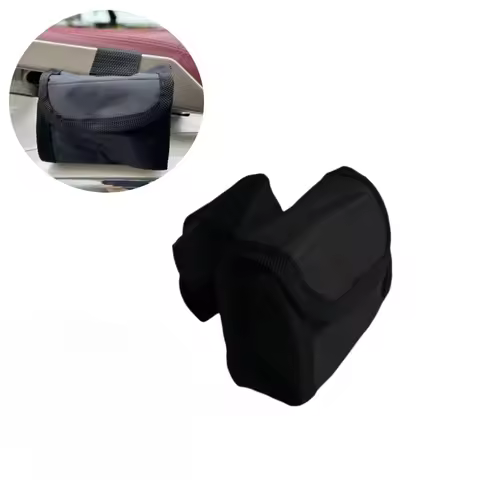 Black Motorcycle Alarm Lock Oxford Bag Removable Key Bag for Scooters Mountain Bike Change Lock Bag 