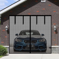 Magnetic Garage Screen Door for 1 Car Garage Doors 9x7FT- Reinforced Self Sealing Fiberglass Mesh Do