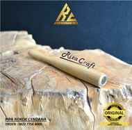 Cangklong Pipa Rokok Kayu Cendana Wangi Natural