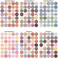 Fast Delivery (207-Circle) Mixed Color Circle Stickers 8 Sheets