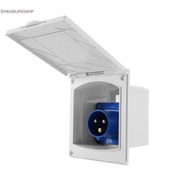 16A External Socket 16A Current Capacity Embedded Installation For RVs