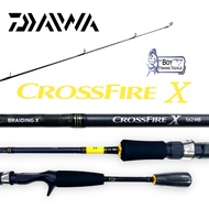 DAIWA CROSSFIRE X SPINNING BAITCASTING ROD FISHING ROD