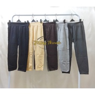 Plain Leggings 7/8 Imported Thick Women's Below-the-Knee Leggings Imported Spandex Gym Sports Leggin