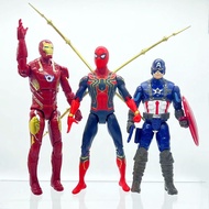 Avengers Iron Man Captain America Spider-Man Children's Toys Joint Movable Anti-Hulk Figure Ornaments