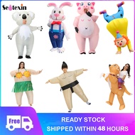 Sentexin Anime Inflatable Costumes Animal Suit Party Role Play Halloween Christmas Cosplay Costume for Adult Kids