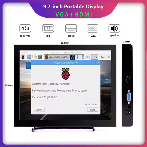 For IPAD1 IPAD2 Screen DIY Display Monitor Drive Board Metal Shell LTN097XL02 LTN097XL01 LP097X02(TL