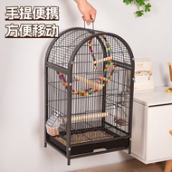 Sangkar burung tiub segi empat, vila burung, sangkar burung hiasan gantung, sangkar burung budgeriga