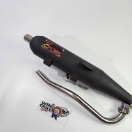 CYCLONE ท่อเดิม ทรงเชง จุกเลสยาว ปลายปิด ท่อผ่า ผ่าดัง WAVE110i NEW **ตรงรุ่น** ท่อผ่าเวฟ110i *****จ