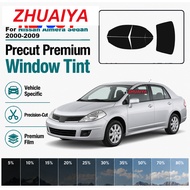 Premium Precut Nano Ceramic Tint For Nissan Almera Sedan 2000-2009 2Mil UV99% IR99% 5-Year Warranty