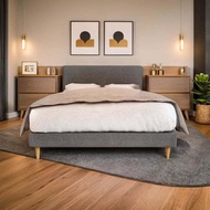 Campo Fabric Bed Frame  - Single, Super Single, Queen, King