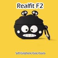 【Trend Front】For Realfit F2 Case Creative Cartoons Soft Silicone Earphone Case Casing Cover
