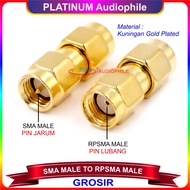 SMA Male to RPSMA Male I-4 Connector I RF Adapter Modem Wifi Router Network