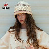 [KIRSH] หมวกถักบีนนี่ระบายสีเชอร์รี่ | 23AW