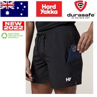 HARD YAKKA Y05141 3056 Zero Drawstring Work Short Black Size 77R -97R