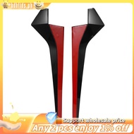 Car Glossy Black Rear Window Side Spoiler Canards Splitter for-   2017-2022 Windshield Trim Sticker