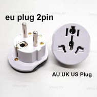 EU AU UK US To EU Euro Plug Adapter Converter European Travel Adapter Australia America USA to EU So