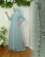 Gamis Brukat Ainun| Gamis Terbaru| Gamis Pesta| Gamis Kondangan| Gamis Jumbo| Gamis Wisuda| Gamis Pa