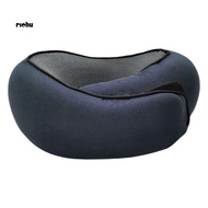 Richu* Memory Foam Travel Pillow Portable Memory Foam Pillow 360 Degree Support Memory Foam Travel Neck Pillow with Adjustable Fastener Tape Comfortable U-shaped for Southeast